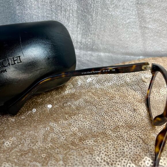 Coach Frames - HC 6089 5120 Dark Tortoise 135MM Designer Frames - Picture 4 of 6